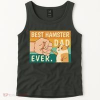 Best Hamster Dad Ever Retro Tank Top thumb 2
