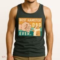 Best Hamster Dad Ever Retro Tank Top thumb 3