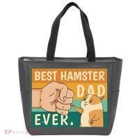 Best Hamster Dad Ever Retro Tote Bag thumb 0