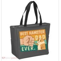 Best Hamster Dad Ever Retro Tote Bag thumb 2