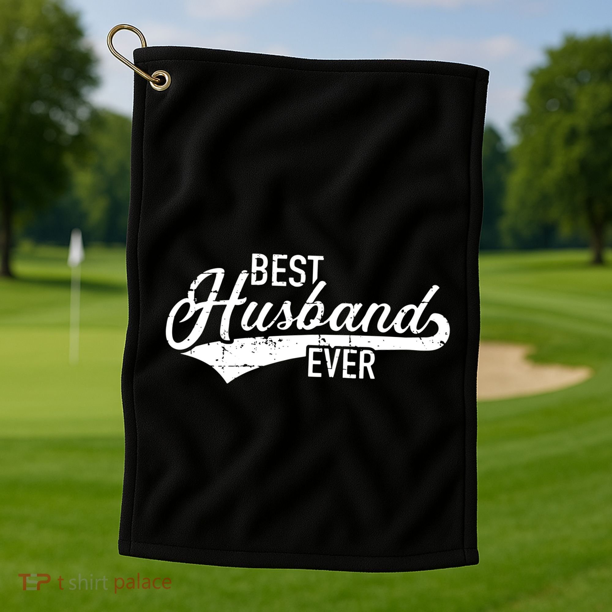 Best Husband Ever Golf Towel