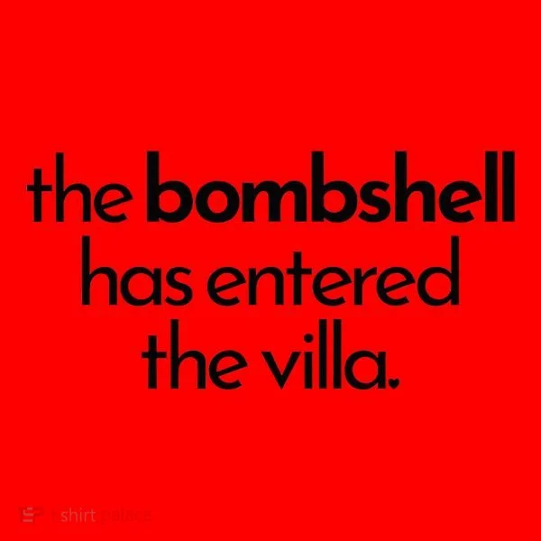 Bombshell Has Entered The Villa Funy Got A Text Chat Meme Santa Hat