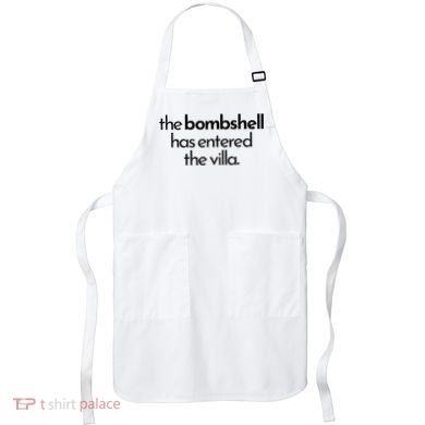 Bombshell Has Entered The Villa Funy Got A Text Chat Meme Apron