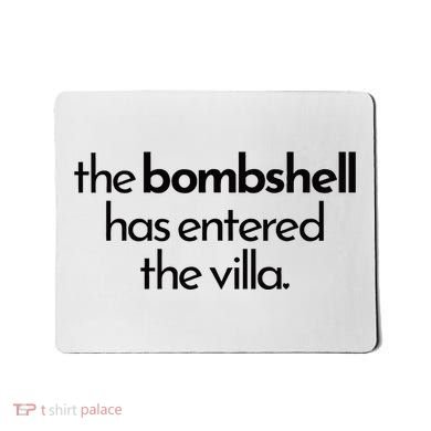 Bombshell Has Entered The Villa Funy Got A Text Chat Meme Mousepad