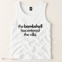 Bombshell Has Entered The Villa Funy Got A Text Chat Meme Tank Top thumb 2