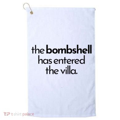 Bombshell Has Entered The Villa Funy Got A Text Chat Meme Golf Towel