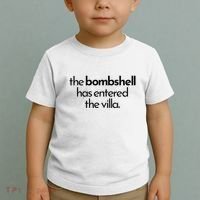 Bombshell Has Entered The Villa Funy Got A Text Chat Meme Toddler T-Shirt thumb 2