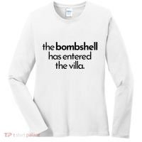 Bombshell Has Entered The Villa Funy Got A Text Chat Meme Women's Long Sleeve Shirt thumb 0