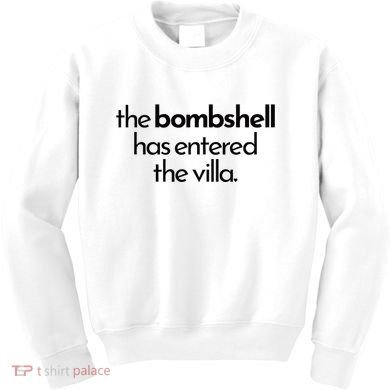 Bombshell Has Entered The Villa Funy Got A Text Chat Meme Kids Sweatshirt
