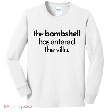 Bombshell Has Entered The Villa Funy Got A Text Chat Meme Kids Long Sleeve Shirt