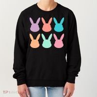 Bunny Head Easter Holiday Women's Sweatshirt thumb 0