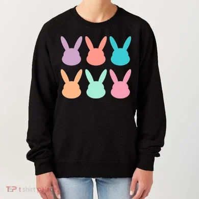 Bunny Head Easter Holiday Women's Sweatshirt