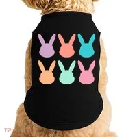 Bunny Head Easter Holiday Doggie Tank thumb 0