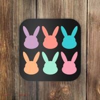 Bunny Head Easter Holiday Coaster thumb 0