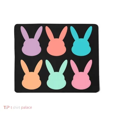 Bunny Head Easter Holiday Mousepad