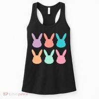Bunny Head Easter Holiday Women's Tank Top thumb 0