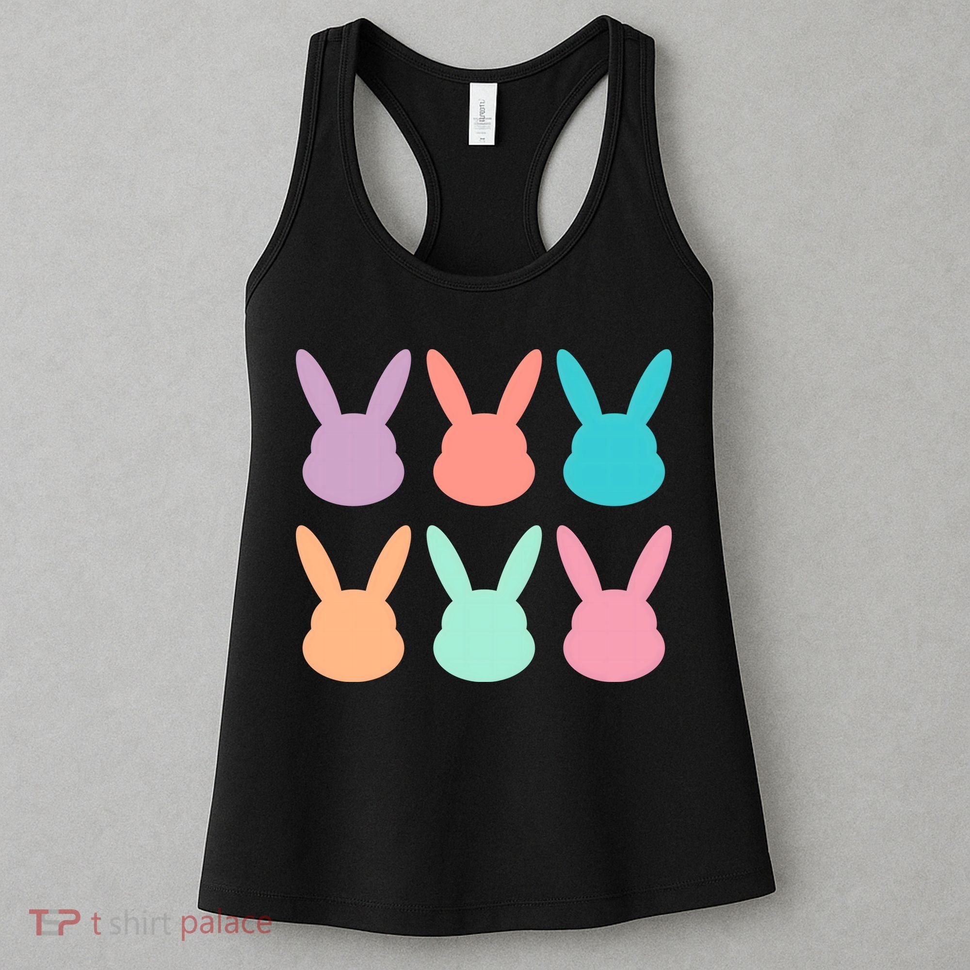 Bunny Head Easter Holiday Women's Tank Top