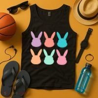 Bunny Head Easter Holiday Tank Top thumb 4