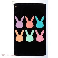 Bunny Head Easter Holiday Golf Towel thumb 0