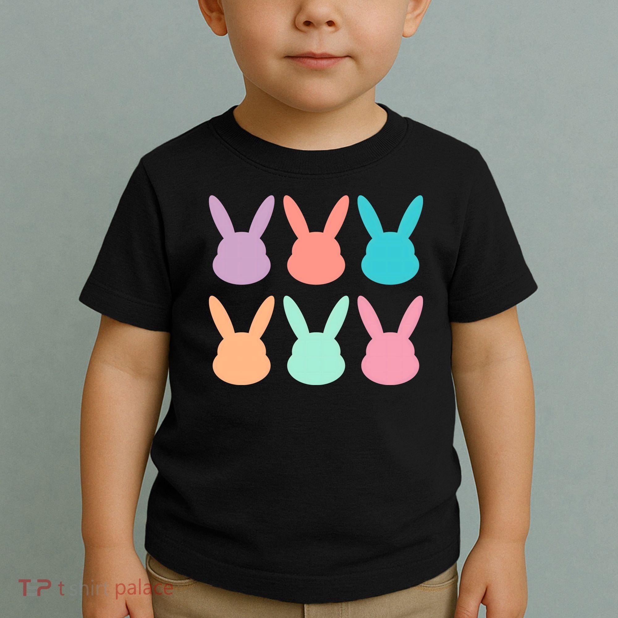 Bunny Head Easter Holiday Toddler T-Shirt