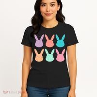 Bunny Head Easter Holiday Women's T-Shirt thumb 4