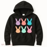 Bunny Head Easter Holiday Kids Hoodie thumb 0