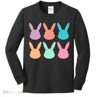 Bunny Head Easter Holiday Kids Long Sleeve Shirt thumb 0