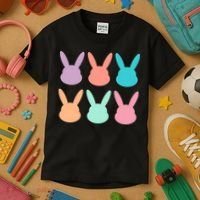 Bunny Head Easter Holiday Kids T-Shirt thumb 3