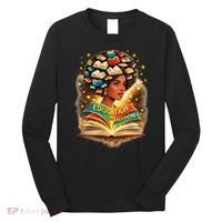 Black History Education Is Freedom Book Reading Learning Long Sleeve Shirt thumb 0