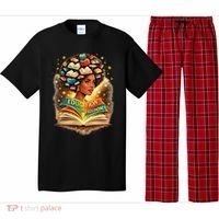 Black History Education Is Freedom Book Reading Learning Pajama Set thumb 0