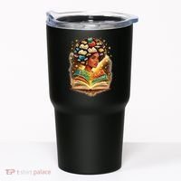 Black History Education Is Freedom Book Reading Learning Tumbler thumb 0