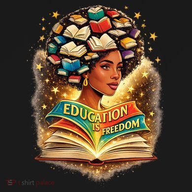 Black History Education Is Freedom Book Reading Learning Toddler Long Sleeve Shirt