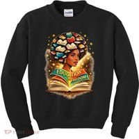 Black History Education Is Freedom Book Reading Learning Kids Sweatshirt thumb 0