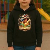 Black History Education Is Freedom Book Reading Learning Kids Hoodie thumb 3