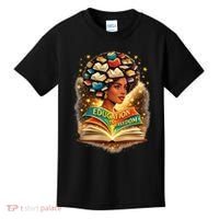 Black History Education Is Freedom Book Reading Learning Kids T-Shirt thumb 0