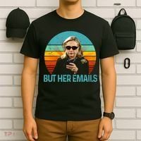 But Her Emails Hillary Clinton Anti Trump Retro Vintage T-Shirt thumb 6