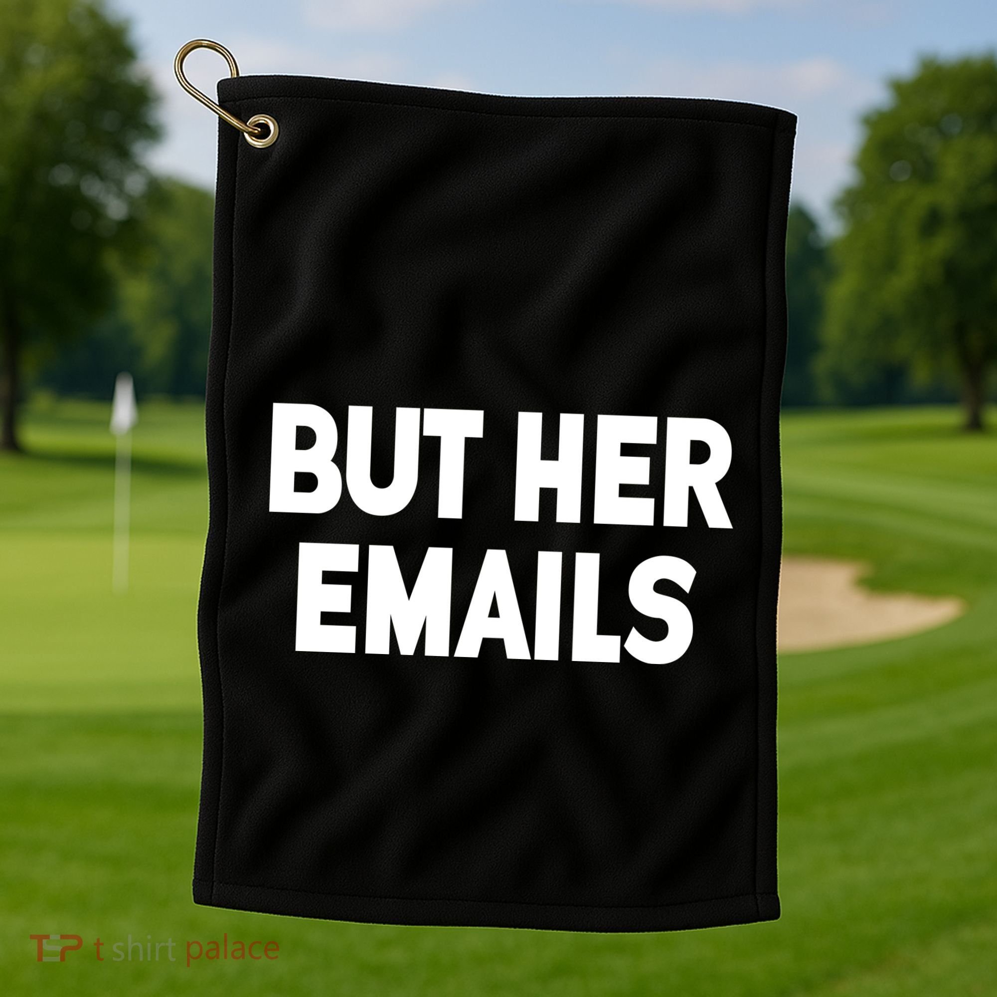 But Her Emails Golf Towel