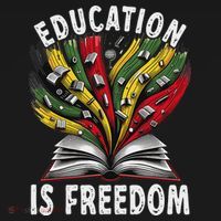Black History Education Is Freedom Books Black History Mousepad thumb 1