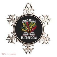Black History Education Is Freedom Books Black History Ornament thumb 0