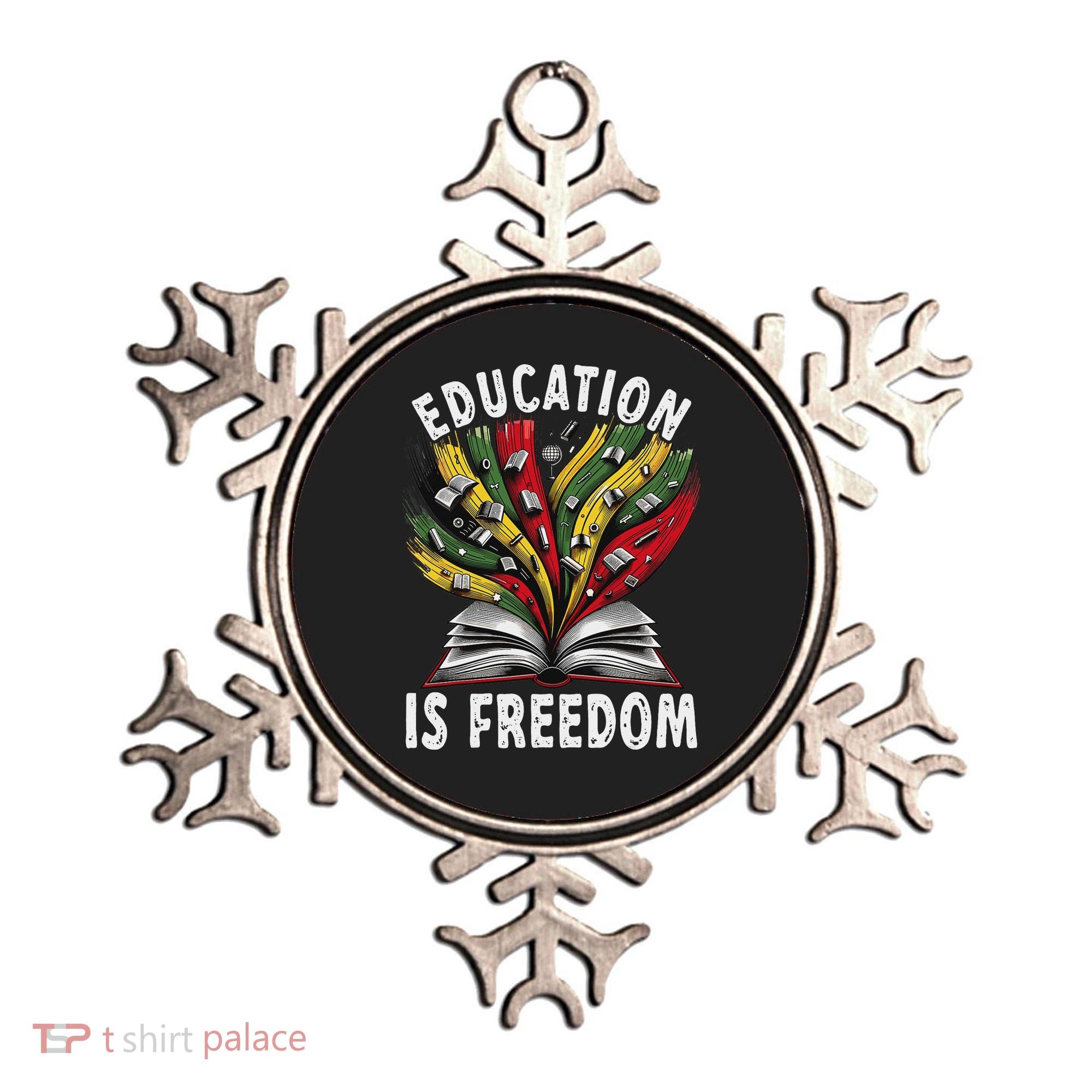 Black History Education Is Freedom Books Black History Ornament