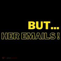 But Her Emails Funny Memes Ornament thumb 1