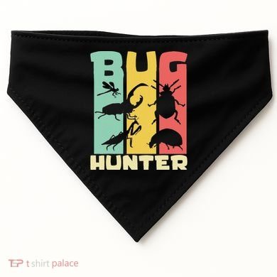 Bug Hunter Entomologist Insects USA-Made Doggie Bandana