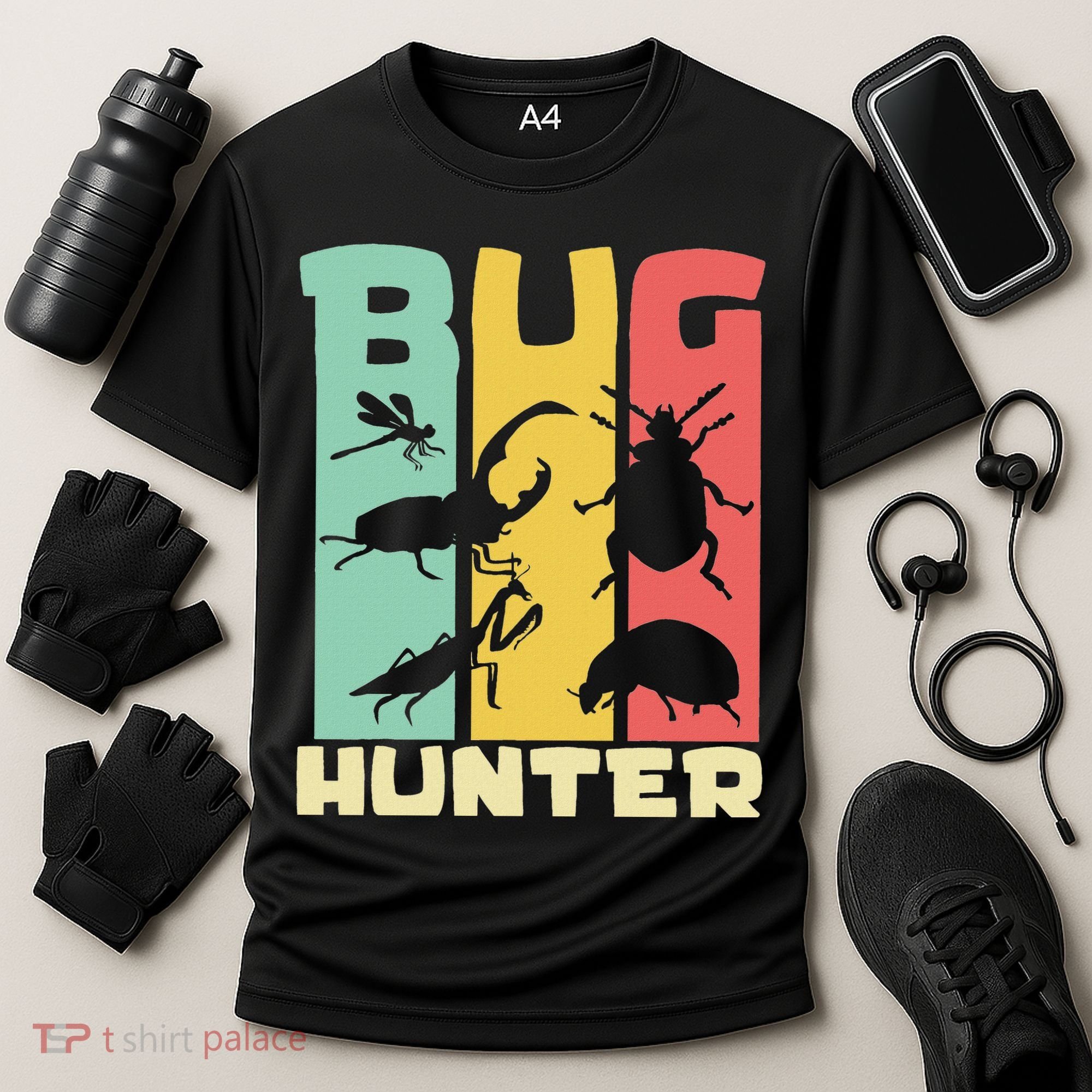Bug Hunter Entomologist Insects Cooling Performance Crew T-Shirt