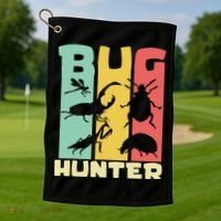 Bug Hunter Entomologist Insects Golf Towel thumb 1