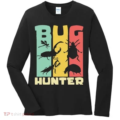 Bug Hunter Entomologist Insects Women's Long Sleeve Shirt