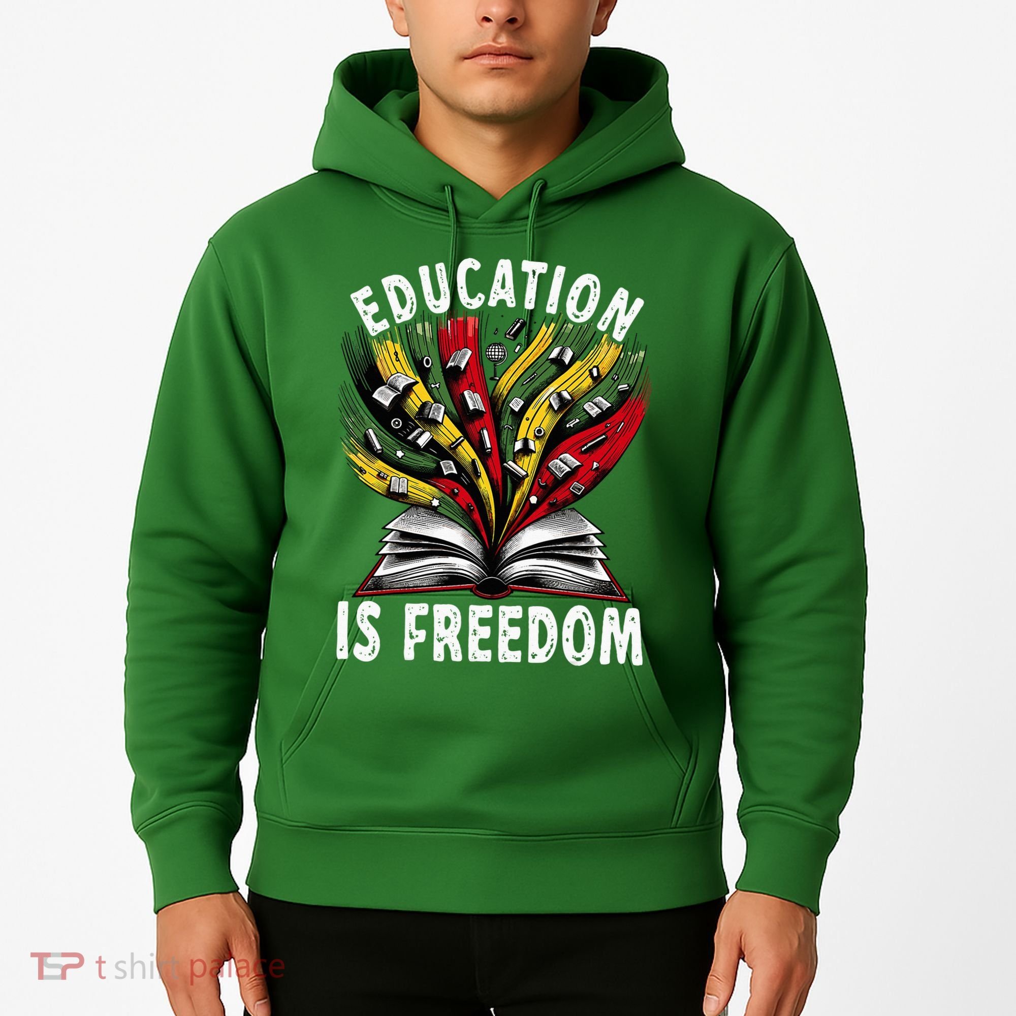 Black History Education Is Freedom Books Black History Hoodie