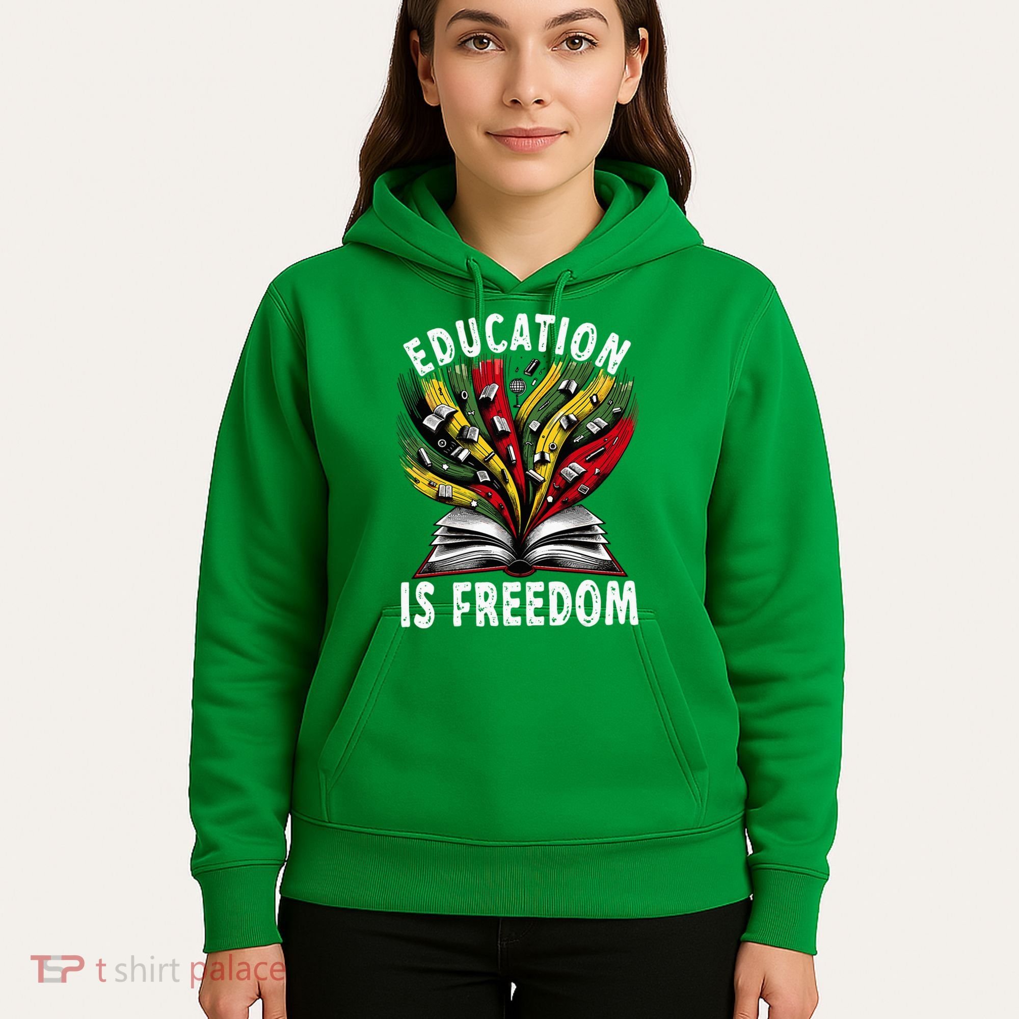 Black History Education Is Freedom Books Black History Hoodie