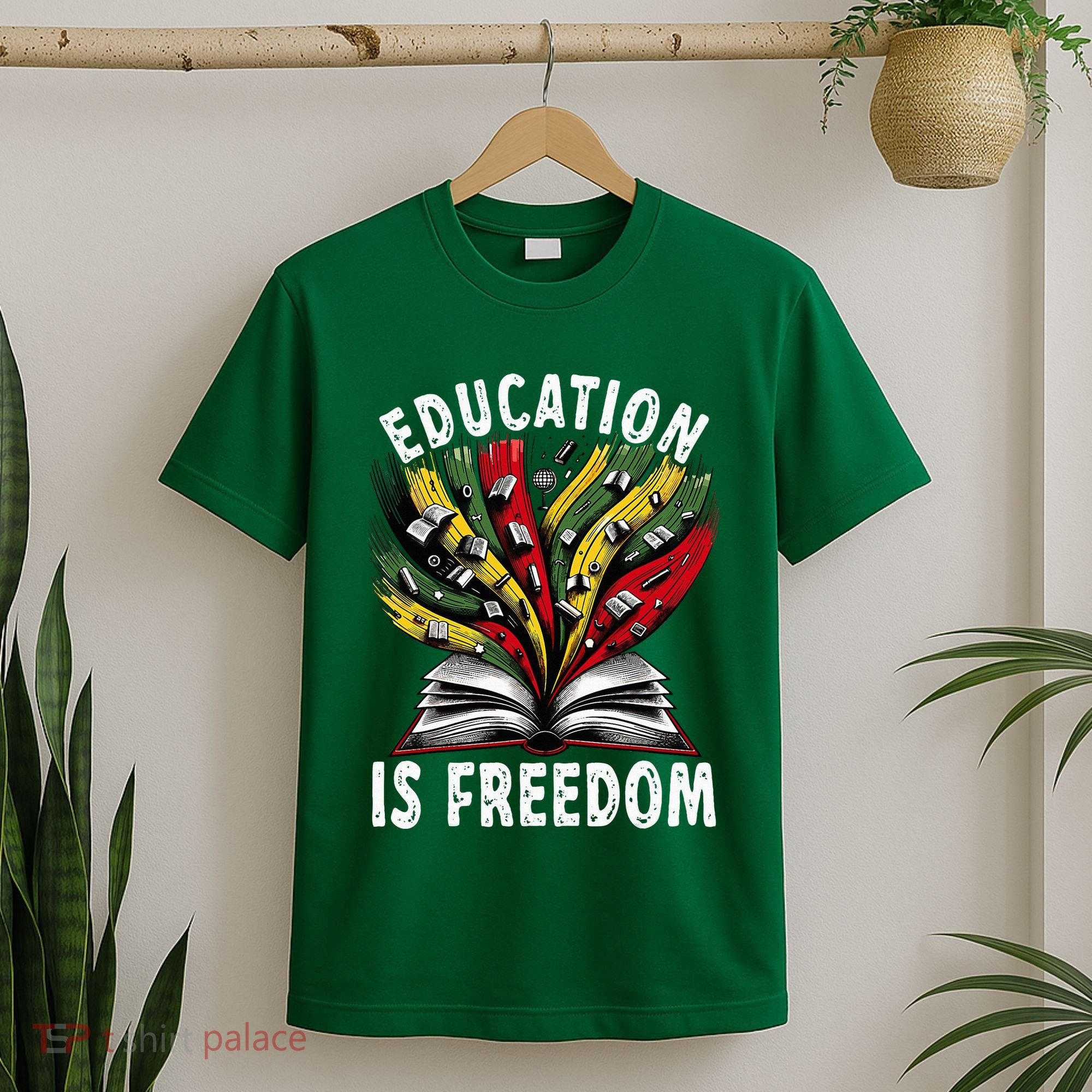 Black History Education Is Freedom Books Black History T-Shirt