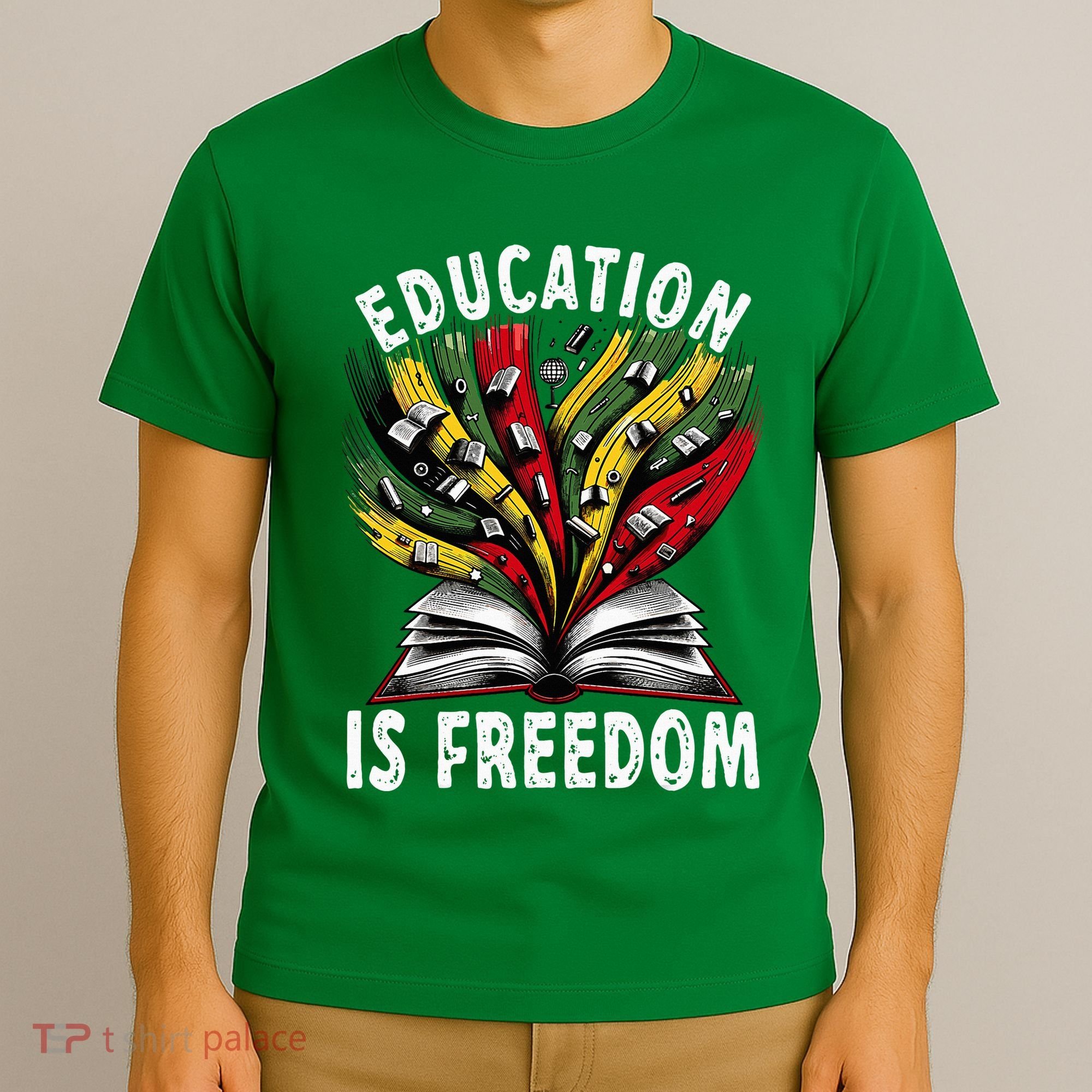 Black History Education Is Freedom Books Black History T-Shirt