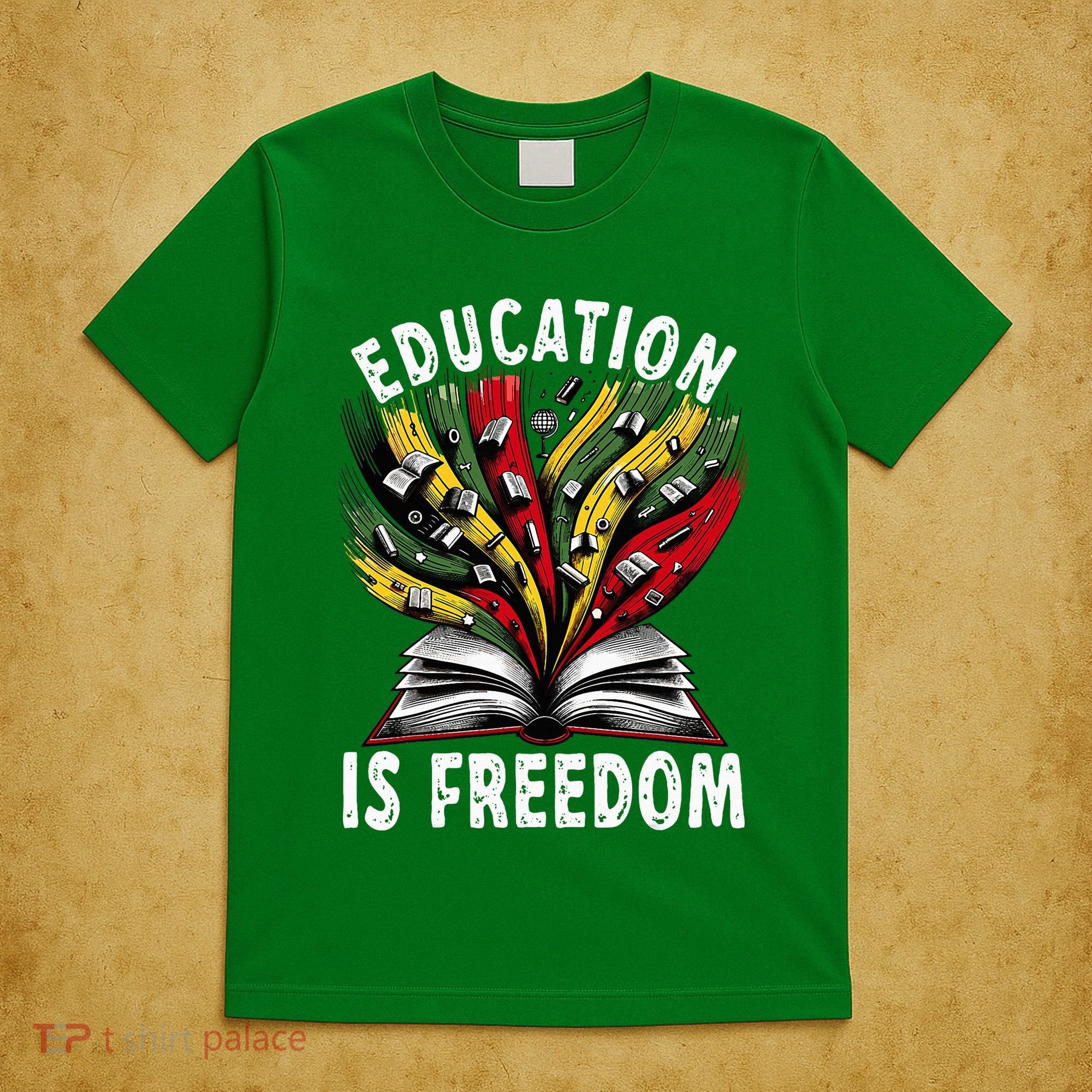 Black History Education Is Freedom Books Black History T-Shirt